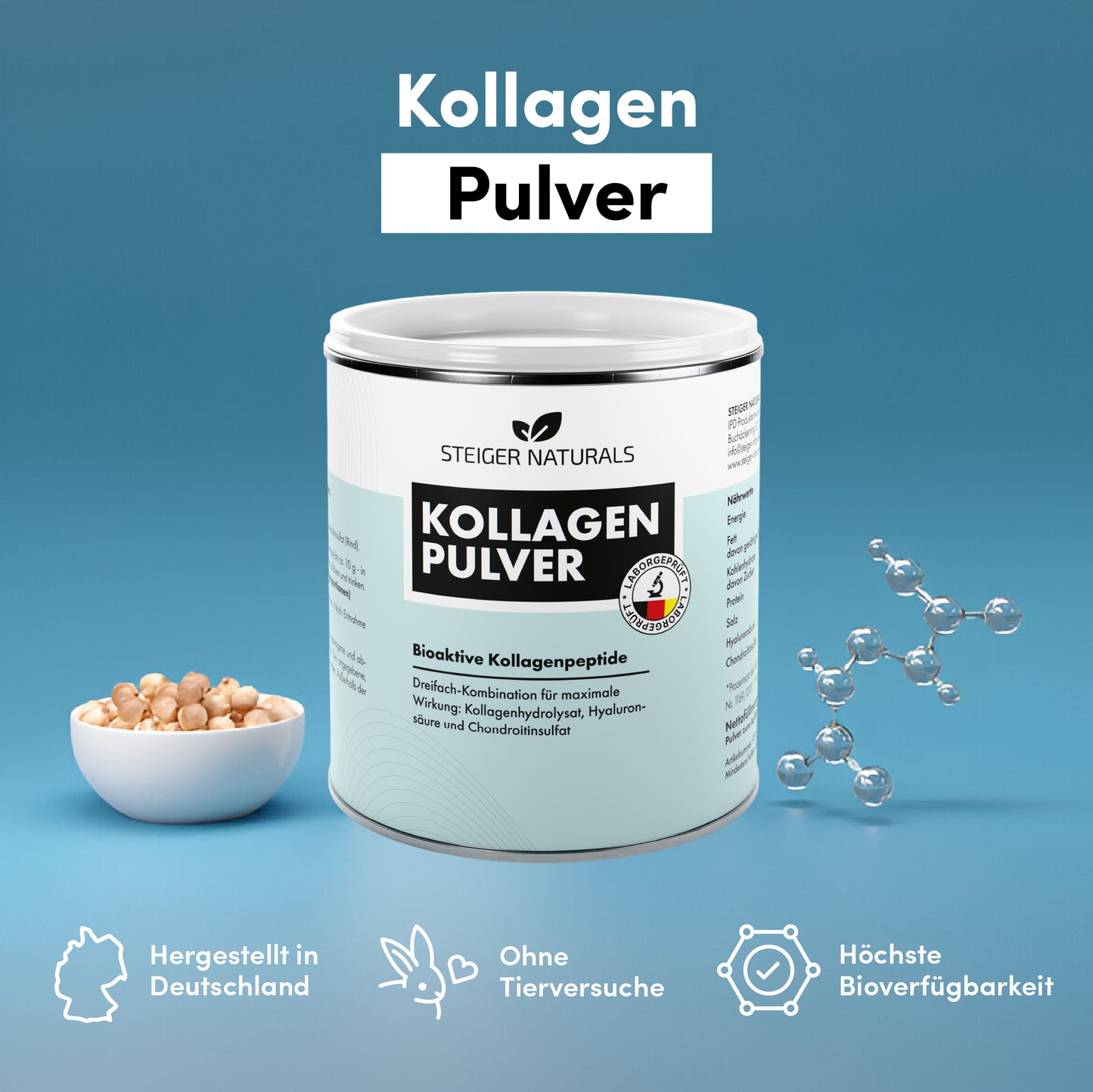 Kollagenpulver Bioaktive Kollagenpeptide